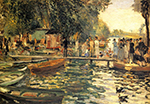 Pierre-Auguste Renoir La Grenouillere 03, 1869 oil painting reproduction