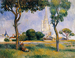 Pierre-Auguste Renoir La Poudrerie de la Rochelle oil painting reproduction