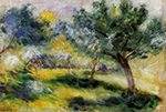 Pierre-Auguste Renoir Landscape 12 oil painting reproduction