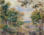 Pierre-Auguste Renoir Landscape at Beaulieu, 1899 oil painting reproduction