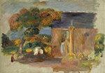 Pierre-Auguste Renoir Landscape at Bretagne, the House and the Altair, 1902 oil painting reproduction