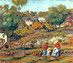 Pierre-Auguste Renoir Landscape at Cagnes, 1902 oil painting reproduction
