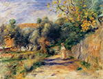 Pierre-Auguste Renoir Landscape at Cagnes, 1907-08 oil painting reproduction