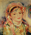 Pierre-Auguste Renoir Algerian Woman, 1883 oil painting reproduction