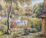 Pierre-Auguste Renoir Landscape at Cagnes oil painting reproduction