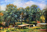 Pierre-Auguste Renoir Landscape at Collettes 3 oil painting reproduction