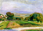 Pierre-Auguste Renoir Landscape at Magagnosc oil painting reproduction