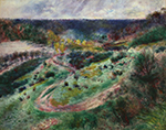 Pierre-Auguste Renoir Landscape at Wargemont, 1879 oil painting reproduction