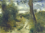Pierre-Auguste Renoir Landscape between Storms, 1874-75 oil painting reproduction