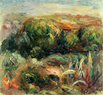 Pierre-Auguste Renoir Landscape near Cagnes 01 oil painting reproduction