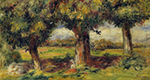 Pierre-Auguste Renoir Landscape near Pont-Aven, 1890 oil painting reproduction