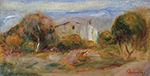 Pierre-Auguste Renoir Landscape with a House, 1910-14 oil painting reproduction