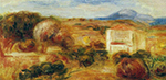Pierre-Auguste Renoir Landscape with White House 02 oil painting reproduction