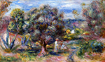 Pierre-Auguste Renoir Aloe, Picking at Cagnes, 1910 oil painting reproduction