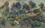 Pierre-Auguste Renoir Landscape, 1900 02 oil painting reproduction