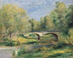 Pierre-Auguste Renoir Landscape, 1905 03 oil painting reproduction