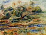 Pierre-Auguste Renoir Landscape, 1910 02 oil painting reproduction