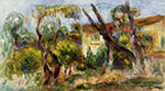 Pierre-Auguste Renoir Landscape, 1910-14 02 oil painting reproduction