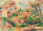 Pierre-Auguste Renoir Landscape, 1919 02 oil painting reproduction