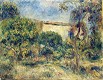 Pierre-Auguste Renoir Landscape, the House of the Farm, 1915 oil painting reproduction
