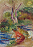 Pierre-Auguste Renoir Laundresses oil painting reproduction