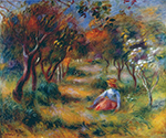 Pierre-Auguste Renoir Le Jardin de la Poste (Cagnes), 1906 oil painting reproduction