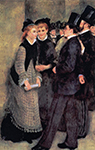 Pierre-Auguste Renoir Leaving the Conservatoire - 1877 oil painting reproduction