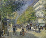 Pierre-Auguste Renoir Les Grands Boulevards, 1875 oil painting reproduction