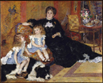 Pierre-Auguste Renoir Madame Georges Charpentier and Her Children, 1878 oil painting reproduction