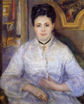 Pierre-Auguste Renoir Madame Victor Chocquet, 1875 oil painting reproduction
