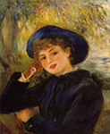 Pierre-Auguste Renoir Mademoiselle Demarsy, 1882 oil painting reproduction