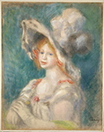 Pierre-Auguste Renoir Mademoiselle Dieterle (La Merveilleuse) oil painting reproduction