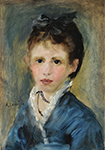 Pierre-Auguste Renoir Mademoiselle Marthe Le Coeur, 1873 oil painting reproduction