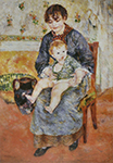 Pierre-Auguste Renoir Mother and Child, 1881 oil painting reproduction