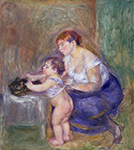Pierre-Auguste Renoir Mother and Child, 1895 oil painting reproduction