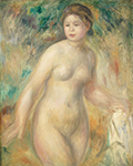 Pierre-Auguste Renoir Nude after Bathing, 1895 oil painting reproduction