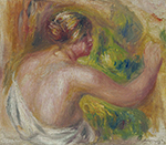 Pierre-Auguste Renoir Nude Draping, 1915 oil painting reproduction