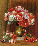 Pierre-Auguste Renoir Anemones, 1909 oil painting reproduction