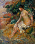 Pierre-Auguste Renoir Nude in the Greenery, 1887 oil painting reproduction