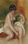 Pierre-Auguste Renoir Nude in the Interior oil painting reproduction