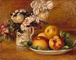 Pierre-Auguste Renoir Apples and Flowers, 1895-96 oil painting reproduction