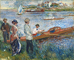 Pierre-Auguste Renoir Oarsmen at Chatou, 1879 oil painting reproduction