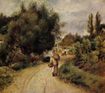 Pierre-Auguste Renoir On the Banks of the River, 1895 oil painting reproduction
