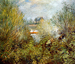 Pierre-Auguste Renoir On the Seine, near Argenteuil, 1874 oil painting reproduction