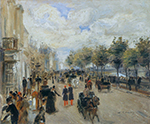Pierre-Auguste Renoir Paris, the Quay of Malaquais, 1874 oil painting reproduction