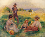 Pierre-Auguste Renoir Party in the Country at Berneval, 1898 oil painting reproduction
