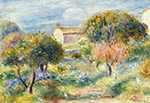 Pierre-Auguste Renoir Path in the Garden of Callettes, 1907 oil painting reproduction