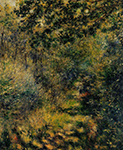 Pierre-Auguste Renoir Path through the Woods, 1874 oil painting reproduction