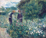 Pierre-Auguste Renoir Picking Flowers, 1875-76 oil painting reproduction