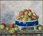 Pierre-Auguste Renoir Apples in a Dish, 1883 oil painting reproduction